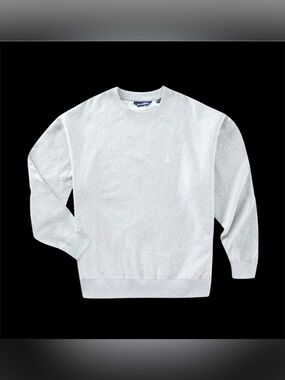 NWT Chubbies The 6th Period Comfort Crewneck Sweatshirt Large Gray 100% Cotton